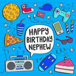 Greetz  Verjaardagskaart - Happy birthday nephew