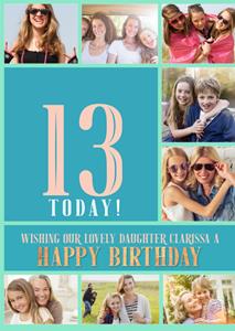 Greetz  Verjaardagskaart - Lovely daughter
