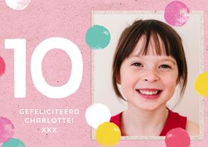 Greetz  Verjaardagskaart - fotokaart met naam