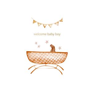 Greetz  Geboortekaart - Baby boy