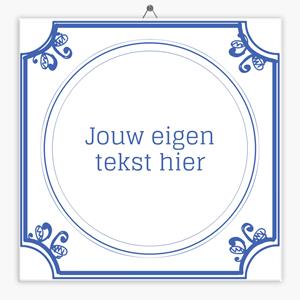 Tegeltje.nl Delfts Blauw tegeltje kroon
