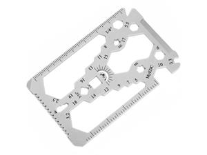 MyEDC Wallet Card 34 in 1 - Multitool Gadget met 34 functies - Credit Card Formaat Multi tool - Survival Gadget