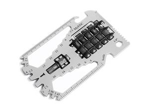 MyEDC Pocket Card Multitool Gadget 29 in 1 - Multi Tool met 29 functies en 6 bits - Survival Gadget