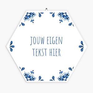 Tegeltje.nl Zeshoekig (hexagon) tegeltje maken