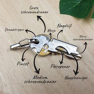 Nutcrackers 8 In 1 Multitool Key Ring