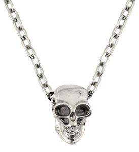Carnavalsartikelen Biker / rocker Ketting met 3 schedels