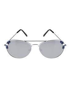 Leuke piloten bril spiegelglas met steentjes