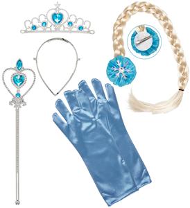 Verkleedset prinses blauw