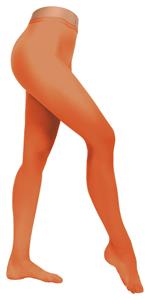 Mooie oranje disco panty voor kinderen