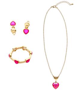 Mooie set sieraden in goud voor meisjes