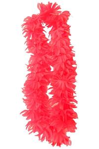 Mooie Hawaii slinger in neon roze