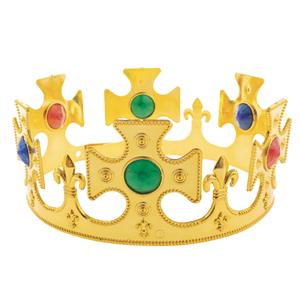 Mooie gouden koningskroon