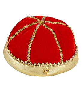 Carnavals-accessoires: Stoffen kroon koningin