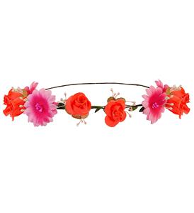Roze bloemen hoofdbandjes