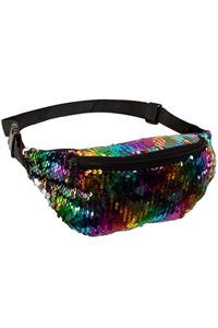 Leuk heuptasje multicolour met glitters