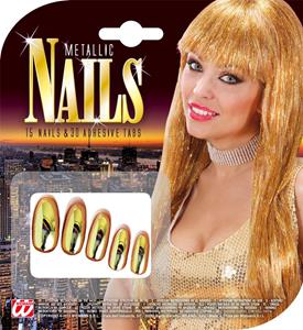 nagels goud metalic