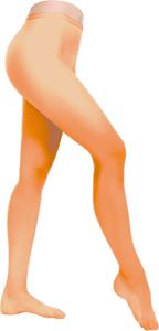 Mooie oranje disco panty