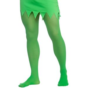 Mooie groene kerst elf panty XL