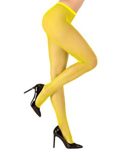 Panty visnet neon geel