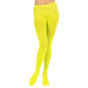 Neon panty 40den geel