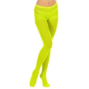 Neon panty 40den groen