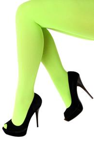 Panty 60 den microfiber fluor groen one size