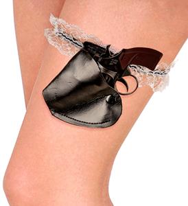 Kousenband voor pistool voor Bonny and Clyde kleding