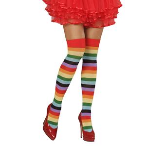 Kniekousen in regenboogkleuren voor dames