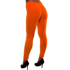 80's Neon oranje legging Maud