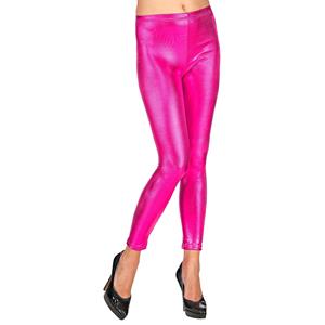 Legging in een mooie roze metallic kleur