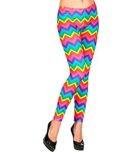 Regenboog legging neon