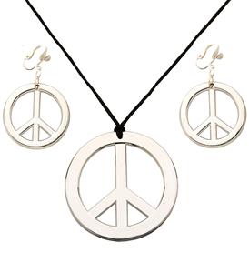 Feestwinkel: Hippie Peace halsketting