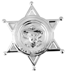 Carnavals-sieraden: Sheriff ster