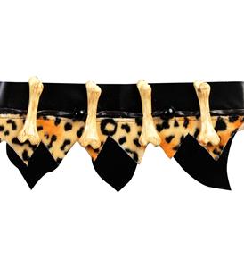Feestaccessoires: Halsbandje met botjes