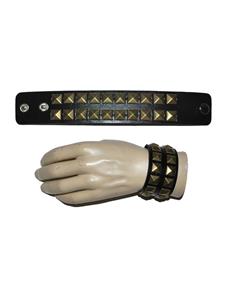 Ruige armband punk met studs