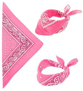 Zakdoek bandana roze