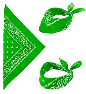 Zakdoek groen bandana