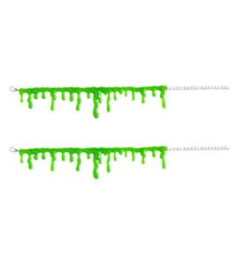 Originele Halloween armband met groene slijm