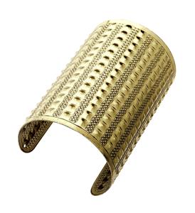 Egyptische armband vierkante studs brons
