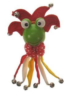 Mooie broche kikkerkop Oeteldonk