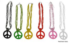 Leuke zwarte hippie ketting