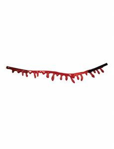 Enge halsketting met bloeddruppels voor Halloween