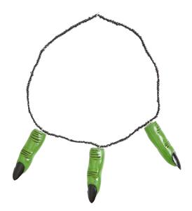 Accessoires voor Halloween ketting met vingers