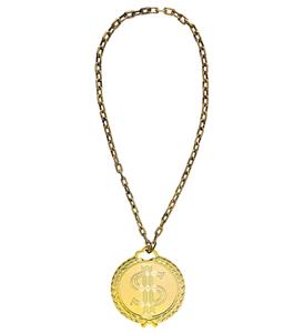 Lange Hiphop Dollar ketting