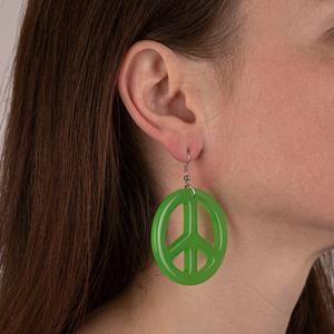 Mooie groene hippie oorbellen