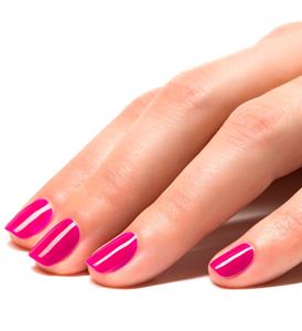 Mooie nagellak op waterbasis roze