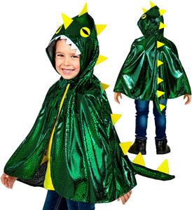 Drakencape kinderen groen- 110-116cm