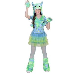 Kostuums voor Halloween monster meisjes jurkje