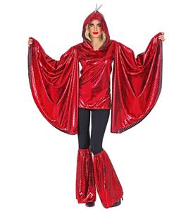 Draken kostuum rood dames