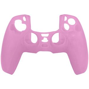 Geeek Silicone Case Cover Skin voor PS5 DualSense Controller - Roze